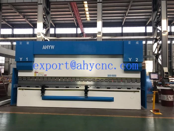 AHYW Yawei 300T6M CNC Abkant Pres DELEM DA58T