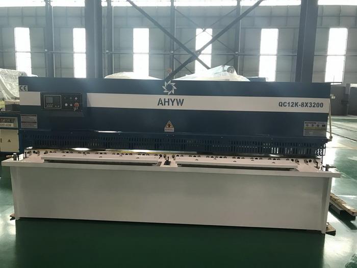 AHYW Yawei 3m sheet metal guillotine shearing machine 8mm cutting china supply