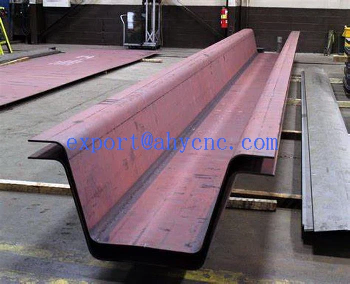 10m mild steel  U channel bending machine Yawei 11m press brake delm da66t