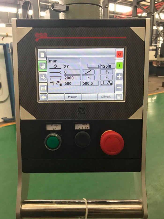 ESA S625 Italy 6mm 3m 4m sheet metal cutting CNC Guillotine shear controller
